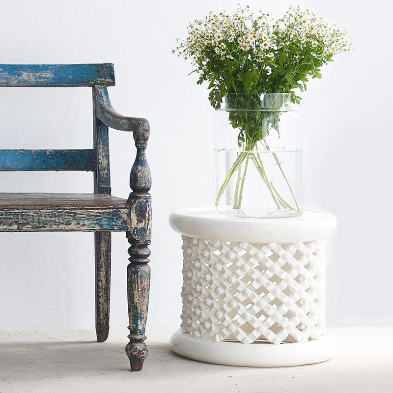 Bamilike Tables | White - Karoo