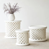 Bamilike Tables | White - Karoo